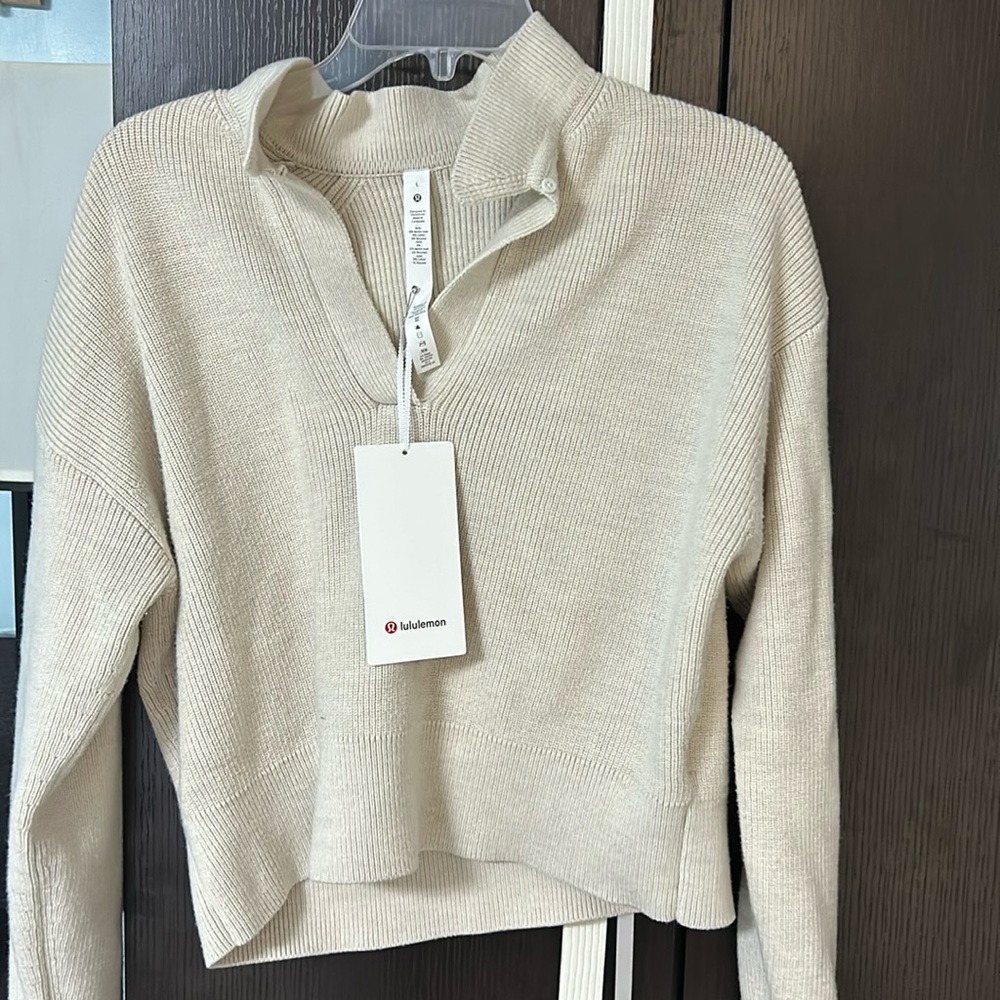 Lululemon Women Collared Merino wool-blend Sweater